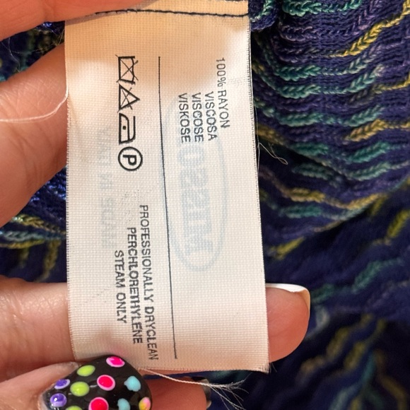 Missoni Multicolor Striped Short Sleeve Top - Picture 8 of 9